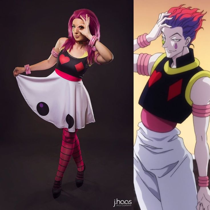 From the second I saw @Sparkle.Stache's Hisoka cosplay, I knew I wanted to do a collab with her. I'm so so so pleased with how the #Hisoka… Hisoka Inspired Outfit, Hisoka Outfits, Hisoka Full Body Picture, Hxh Clothes, Hisoka Cosplay Female, Hisoka Makeup, Hallowing Costumes, Hisoka Cosplay, Hisoka In A Suit