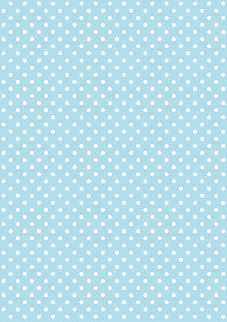 a blue background with white polka dots