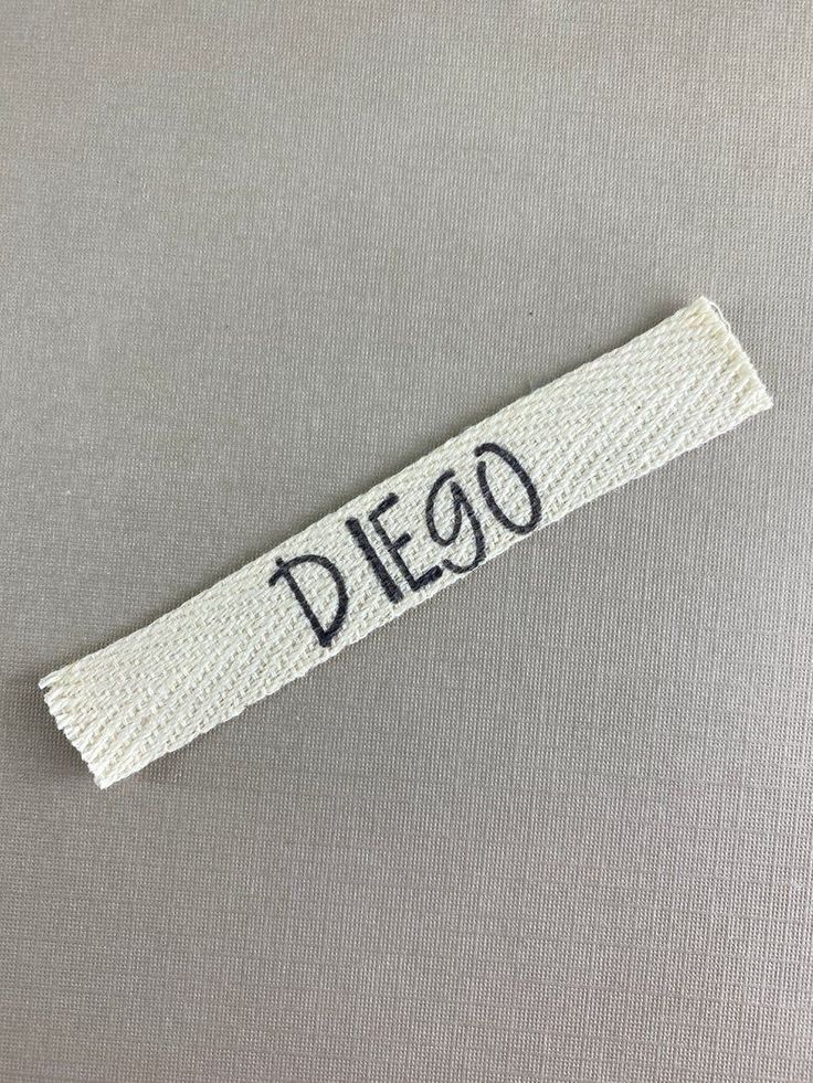 Hand-Stamped Name/Year Sewing Labels 1/2 Personalized | Etsy | Sewing ...