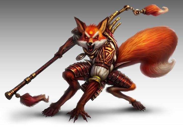 The Fox by Saeed Jalabi | Creatures | 2D | CGSociety Fox Character, Fox Artwork, Pathfinder Character, Art Fox, Character Board, Mythical Animal, Fantasy Races, Game Characters, Arte Animal