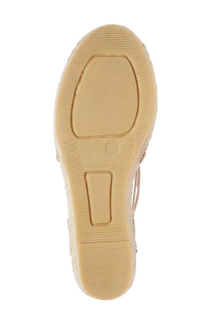 A cushy insole extends the everyday comfort of a breezy espadrille flat featuring a slingback strap and elasticized cords to perfect the fit. 1 1/4" heel; 3/4" platform (size 39) 3" strap height Slip-on style Textile upper and lining/synthetic sole Made in Spain Women's Shoes Spring Synthetic Espadrilles With Textured Footbed, Everyday Slip-on Espadrilles With Cushioned Footbed, Beige Synthetic Espadrilles With Woven Sole, Everyday Cushioned Slip-on Espadrilles, Flat Espadrilles With Cushioned Footbed, Comfortable Flat Espadrilles With Cushioned Footbed, Casual Summer Espadrilles Medium Width, Spring Espadrilles With Cushioned Footbed For Everyday, Slip-on Flat Heel Espadrilles With Textured Footbed