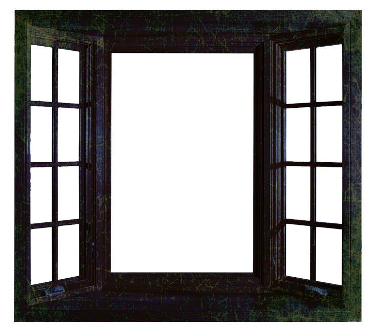 an open window with no curtains on it