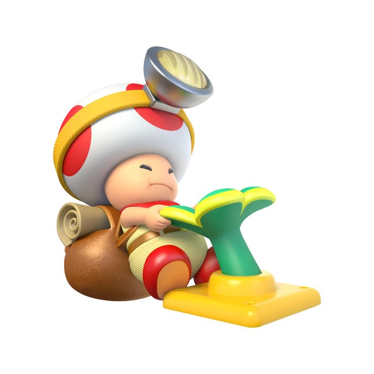 a cartoon character sitting on top of a toy