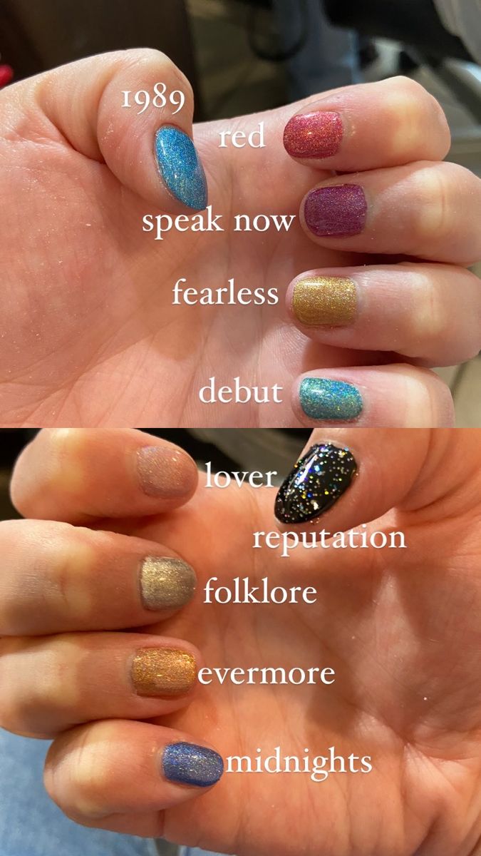 Taylor swift Eras tour nails #nails #taylorswift #eras Taylor Swift Eras Nails, Eras Nails, Bolo Taylor Swift, Taylor Swifr, Eras Tour Nails, Taylor Swift Makeup, Taylor Swift Nails, Concert Nails, Eras Tour Ideas