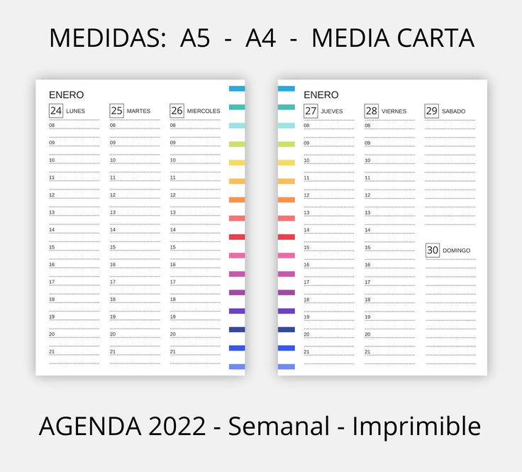 two calendars with the words agenda 2012 - 2013 in spanish and english on them