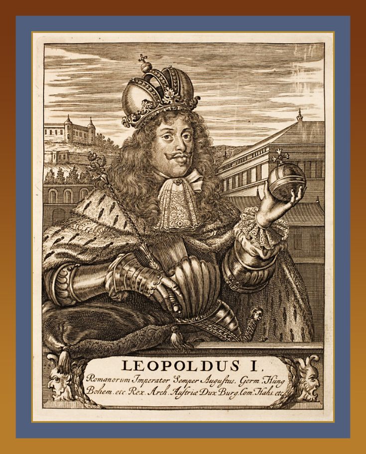 a portrait of leoldius i, the king of england in black and white