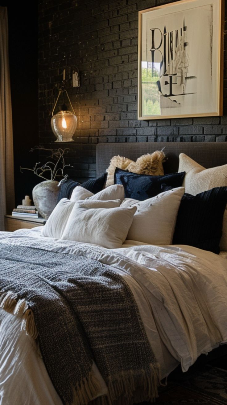 30+ Dark & Moody Bedrooms in 2024 | Dark and moody bedroom, Moody ...