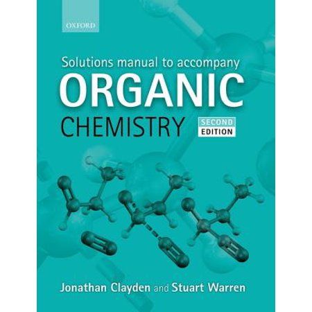 the book cover shows an image of organic chemistry