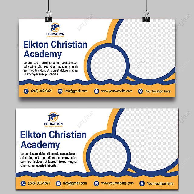 two blue and yellow business card templates with an image of the ocean on them