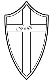 Image result for shield coloring page | Faith crafts, Shield of faith ...