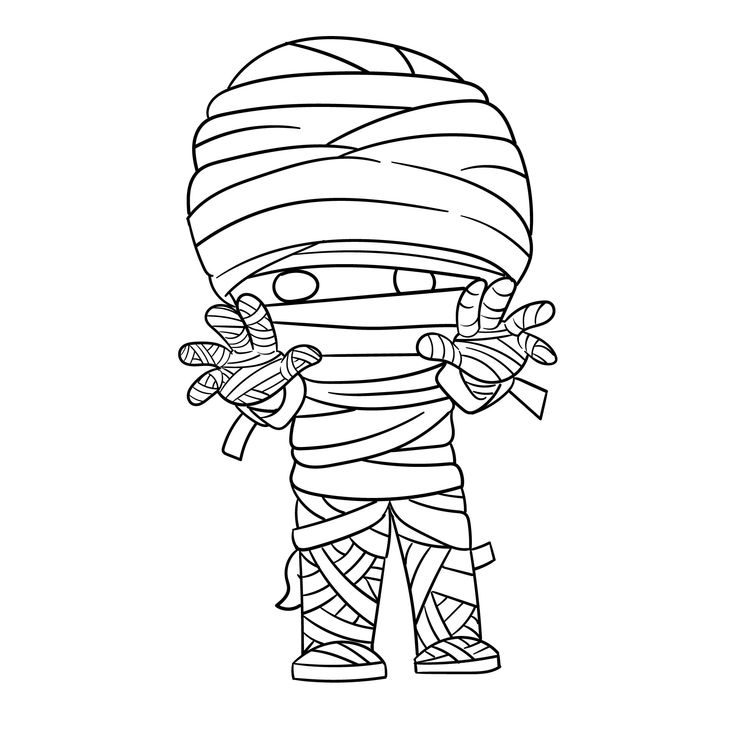 Halloween Mummy Clip Art Free Printable | Printablee | Free clip art ...