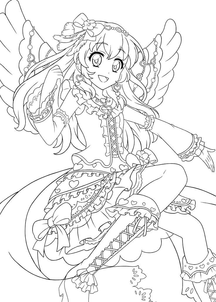 Pin on Aikatsu Photo on Stage Lineart