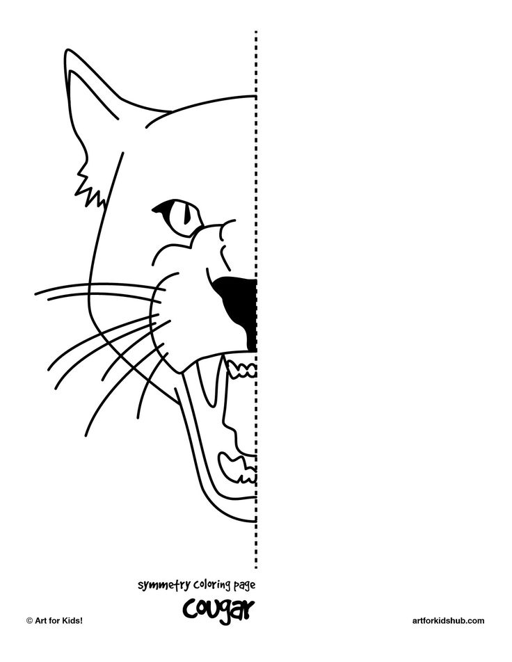 a black and white drawing of a cat peeking out from behind a wall with its mouth open