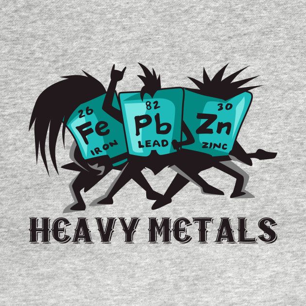 Heavy Metals Periodic Elements by teevisionshop | Science puns, Science ...