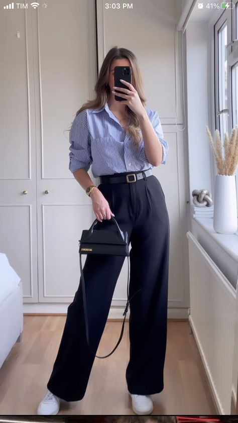 Elegantes Outfit Damen, Casual Work Outfits Women, Professional Outfits Women, Stylish Work Attire, Business Casual Outfits For Work, Everyday Fashion Outfits, Casual Day Outfits, Elegante Casual, Casual Work Outfit