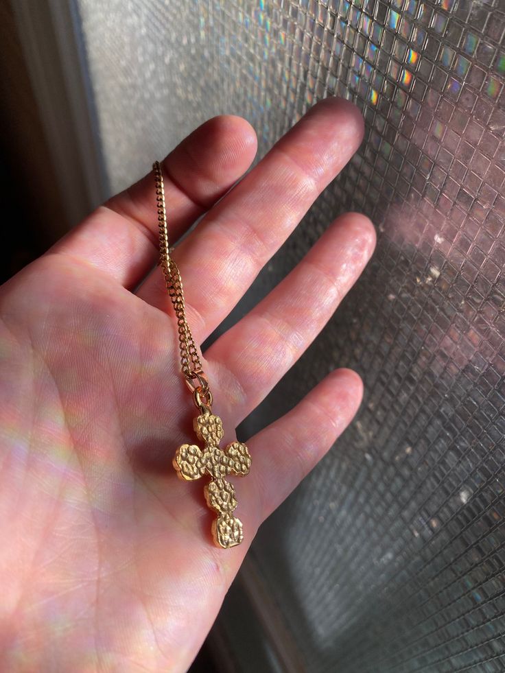 "This is a gold plated cross piece made of roses. It's made of pewter and cast at a production house in Rhode Island and then I hand finish and gold plate it in Toronto, Canada. I only have a couple right now, you can buy it with or without the chain and I can make the chain any length you want. Chain has a long lasting golden plating over stainless steel and has a lobster clasp. All of my plating is good quality and long lasting. Pendant measures approximately 34mm x 16mm Message me with any qu Rose Gold Plated Cross Pendant, Gift Rose Gold Crucifix Cross Necklace, Gothic Gold Cross Pendant Jewelry, Yellow Gold Plated Crucifix Cross Necklace, Zodiac Pendant Necklace, Yellow Gold Crucifix Cross Necklace, Gold Plated, Zodiac Pendant, Gemini Zodiac, Toronto Canada