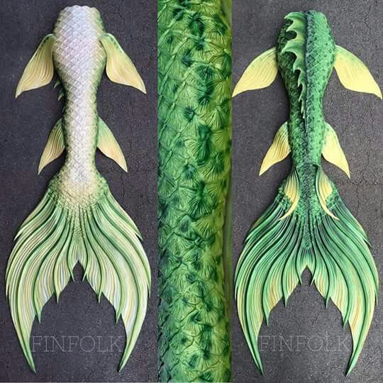 Full Silicone Mermaid Tail by Finfolk Productions. This tail was based ...