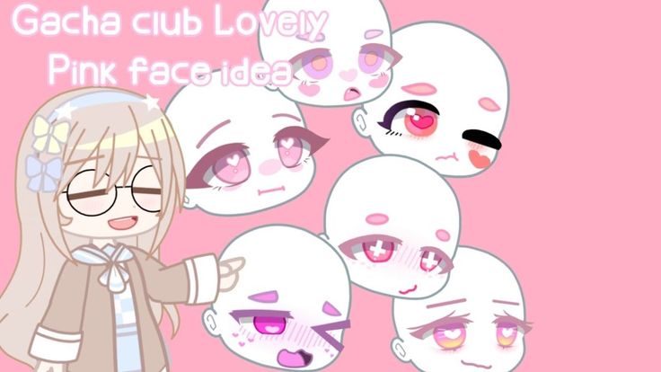 Gacha club Lovely Pink face idea! in 2021 | Club outfits, How to shade ...