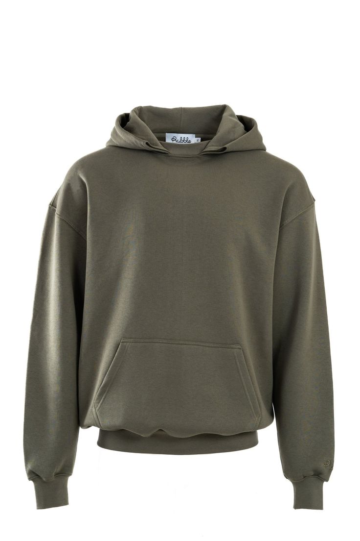 Army green, unisex, oversized, drop-shoulder, heavyweight hoodie, featuring woven Rabble hood tag, Rabble-embroidered logo on the left wrist, and double-stitched kangaroo pocket. All hoodies come with our proprietary hoodie threading channel, with concealed ykk zippers for easy drawstring swapping. Fit: Order to true size for intended oversize fit. Composition: 65% cotton, 35% polyester 350 gsm Crafted meticulously in Egypt. Khaki Hoodie With Drawstring Hood And Relaxed Fit, Khaki Sweatshirt With Ribbed Cuffs For Streetwear, Sporty Khaki Hoodie With Ribbed Cuffs, Khaki Hoodie With Drawstring For Streetwear, Oversized Khaki Hoodie For Streetwear, Streetwear Hoodie Sweatshirt With Double-needle Sleeve, Khaki Sweatshirt With Drawstring Hood For Streetwear, Green Hoodie With Ribbed Cuffs For Streetwear, Solid Color Sweatshirt With Kangaroo Pocket For Streetwear