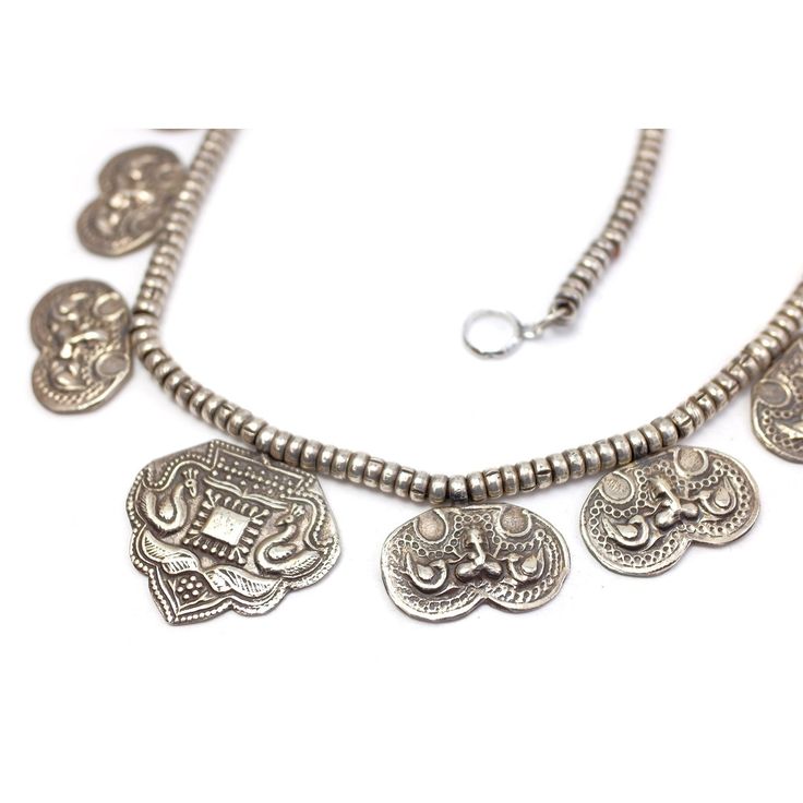 Hindu Antique Heirloom Silver Necklace Early to Mid 20th Century Approx. 21" long Pendant measures approx. 1 1/4" x 1 1/2" and 3/4" x 1 1/4" 85% Pure Silver or higher Origin is India Luxury Ornate Silver Temple Necklace, Artisan Necklace For Ceremonial Festivals, Artisan Oxidized Finish Jewelry For Festivals, Artisan Jewelry With Oxidized Finish For Festivals, Artisan Jewelry For Ceremonial Festivals, Traditional Handmade Medallion Jewelry, Traditional One-of-a-kind Round Pendant Jewelry, Traditional One-of-a-kind Necklaces For Ceremonial Occasions, Traditional One Of A Kind Necklaces For Ceremonial Occasions