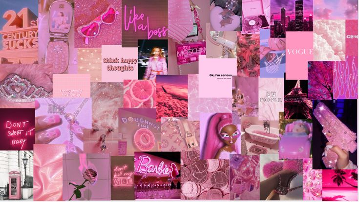 Pink Aesthetic collage in 2021 | Pink tumblr aesthetic, Iphone ...