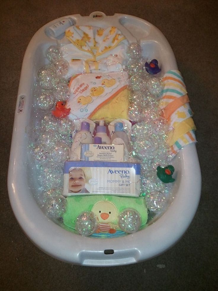 24 DIY baby shower gift basket ideas for boys | Baby bath gift, Baby ...