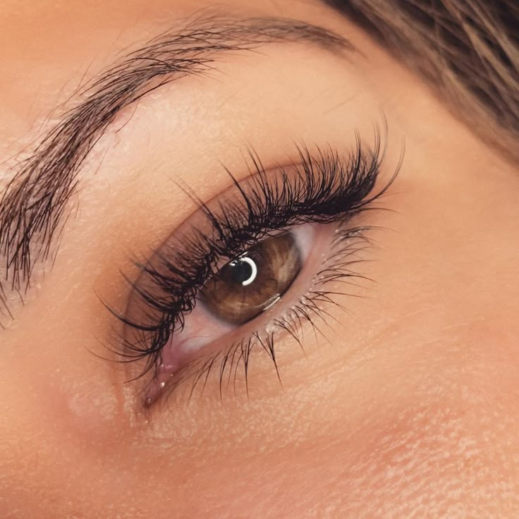 Wispy Hybrid, Eyelash Extensions Classic, Natural Fake Eyelashes, Lashes Fake Eyelashes, Wispy Eyelashes, Eyelash Extensions Styles, Perfect Eyelashes, Pretty Lashes, Lash Extensions Styles