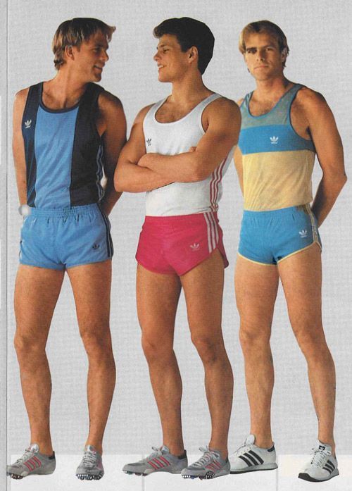 Mens shorts in the 80s were shorter than they should have been. 80s Shorts Outfits, 80s Sports Fashion, 80s Workout Outfit, 80s Workout Clothes, 80s Sportswear, 80s Fashion Men, Look 80s, 80s Workout, Mens 80s