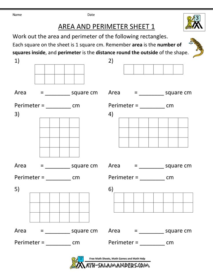 worksheet for perimeters with pictures and words to help students understand the perimeter