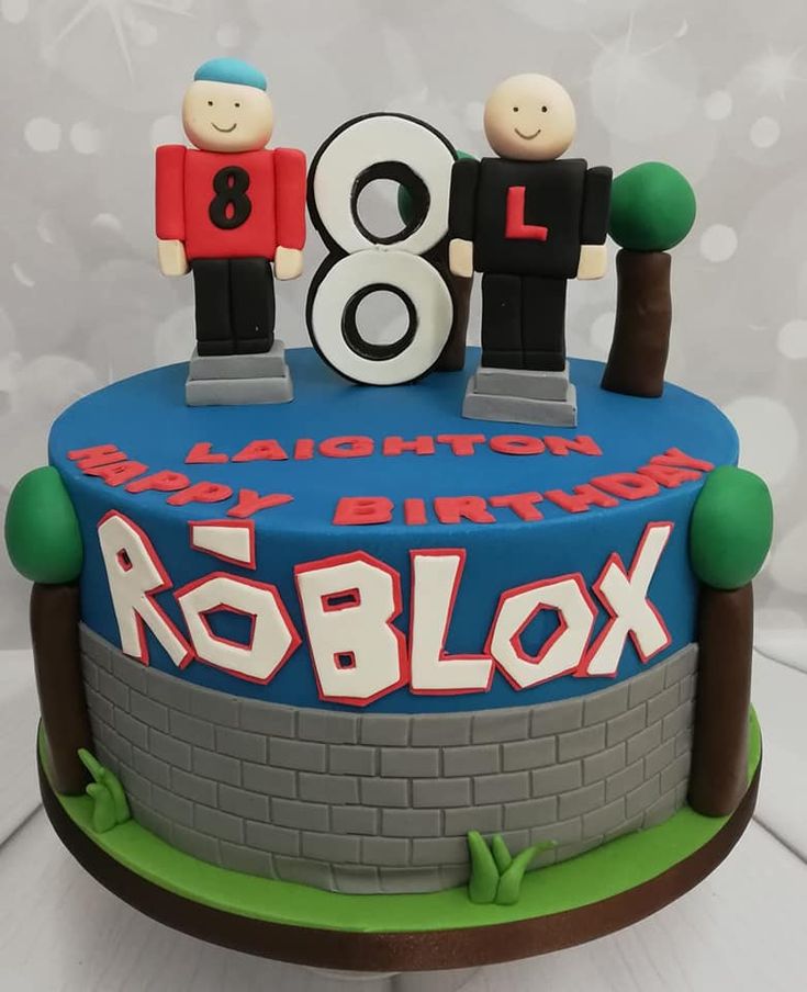 Roblox Birthday Cake