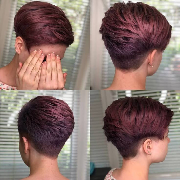 Fesyen Rambut Pendek, Layered Pixie, Brunette Bob, Thick Hair Cuts, Easy Everyday Hairstyles, Short Layered, Short Straight Hair, Pixie Hair, Penteado Cabelo Curto