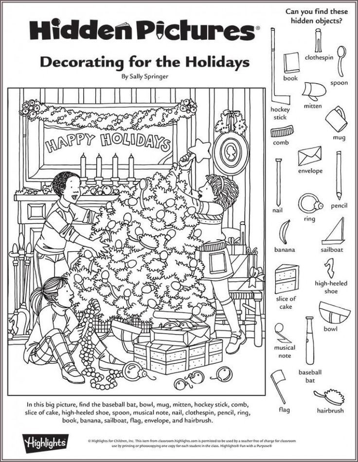 hidden pictures for kids hidden pics screenshots christmas hidden ...