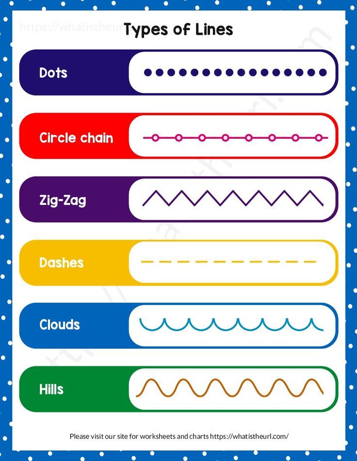 Kinds Of Lines Worksheet Grade 4