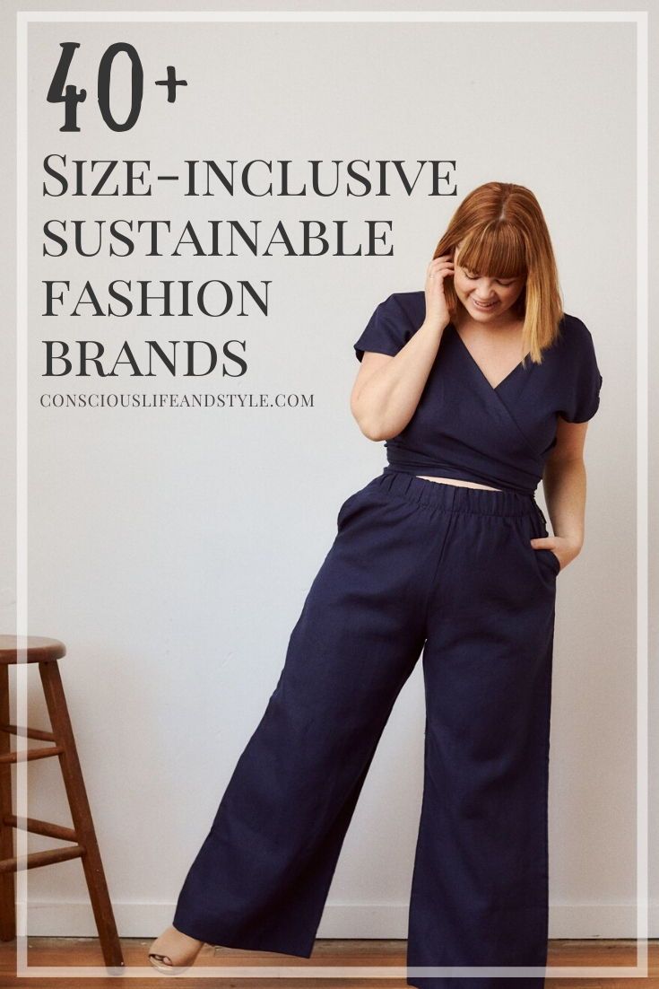 These size-inclusive brands offer plus size ethical and sustainable clothing, undergarments, and swimwear! Some brands in this guide make sizes up to 6XL and all brands in this guide offer a range going up to at least 2XL.  Plus Size Sustainable Clothing | Plus Size Ethical Fashion | #ConsciousStyle Ethical Plus Size Clothing, 70 Plus Size Fashion, Plus Size Fashion Designers, Curvy Linen Outfit, Workwear Fashion Plus Size, Capsule Wardrobe 2023 Midsize, Timeless Plus Size Fashion, Curvy Style 2023, Octogenarian Art Teacher Plus Size