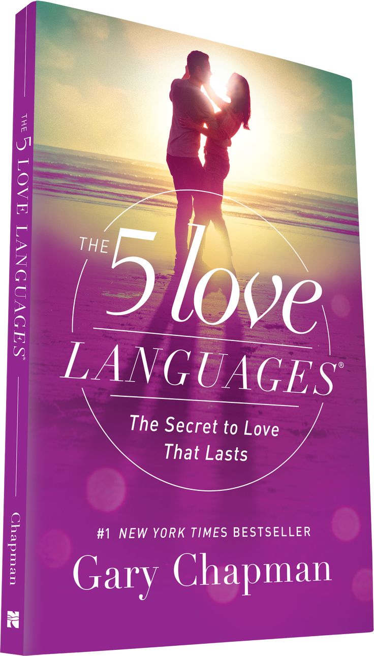 the 5 love languages book is shown