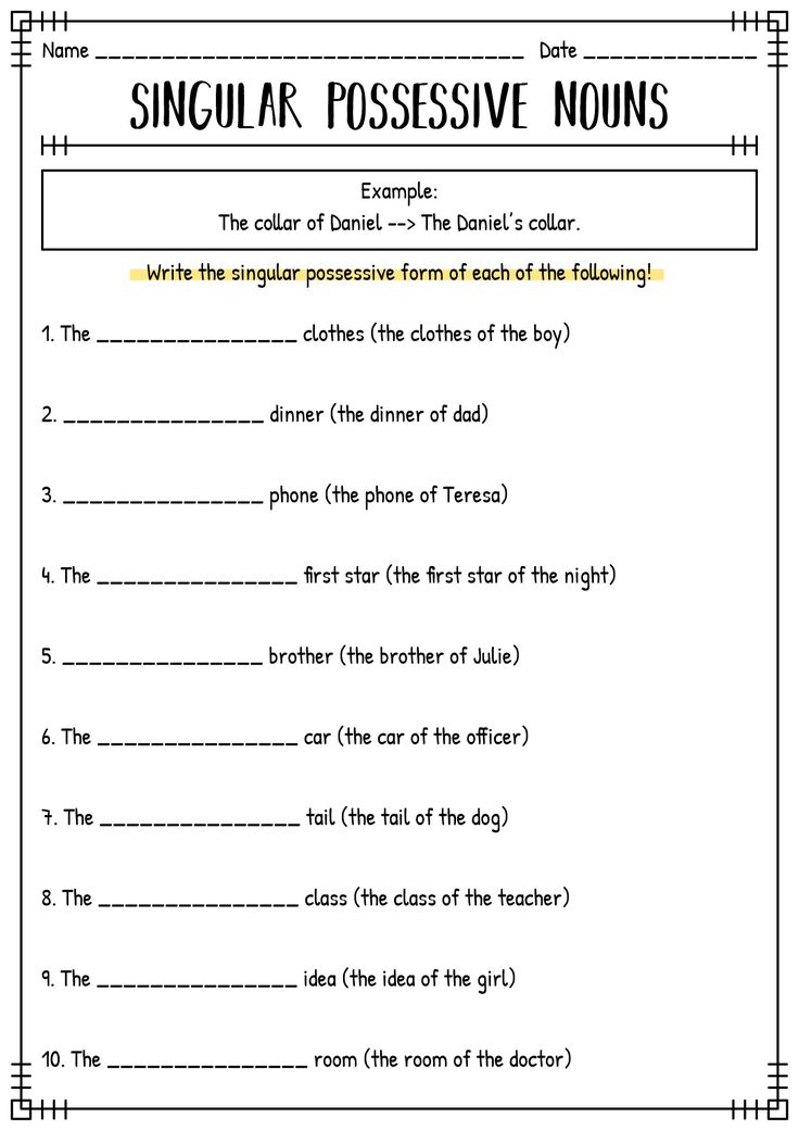 13 Plurals Vs Possessives Worksheets | Possessive nouns, Possessive ...