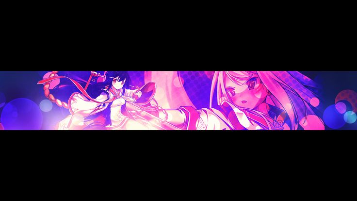 Youtube Banner Template No Text Awesome Anime Youtube Banner Template ...