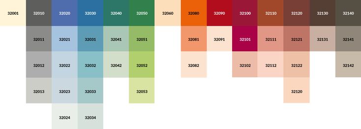 an image of the color chart for different colors