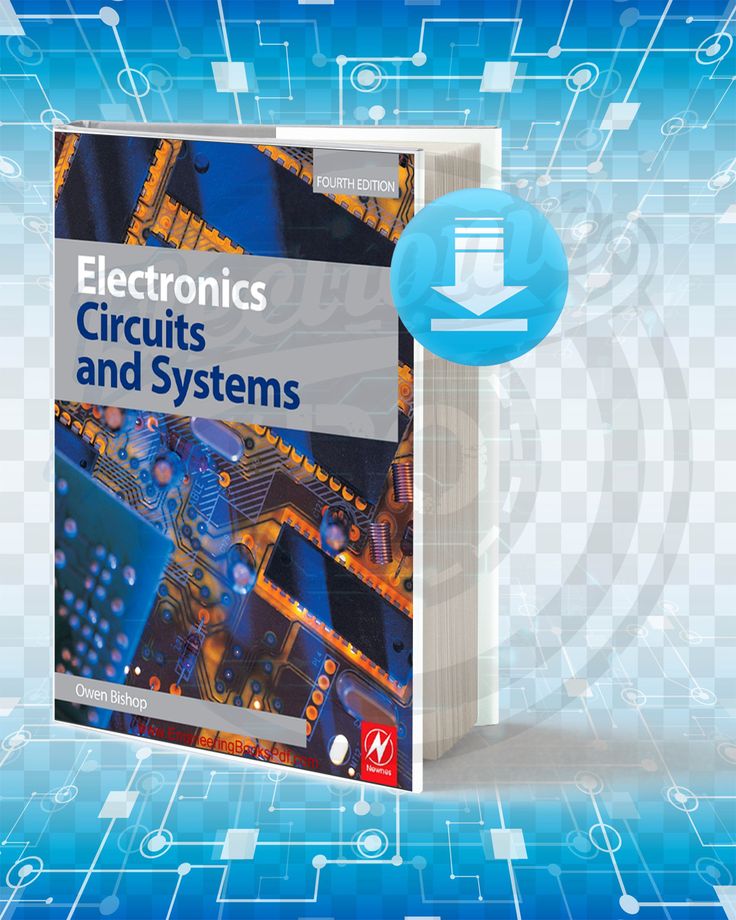 electronic circuit and systems book on blue background with white text overlaying the image