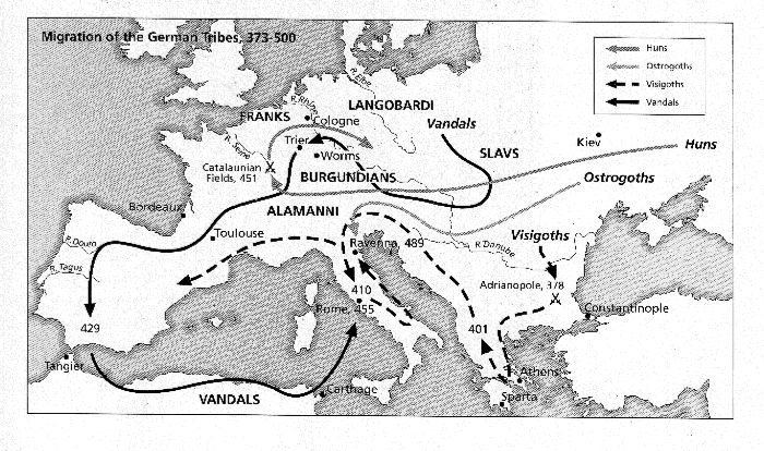 a map showing the locations of major battles in europe