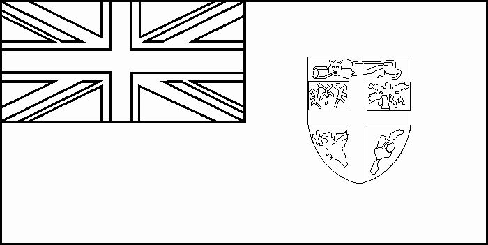 Fiji Flag Coloring Page Awesome Fiji Flag | Flag coloring pages, Fiji ...