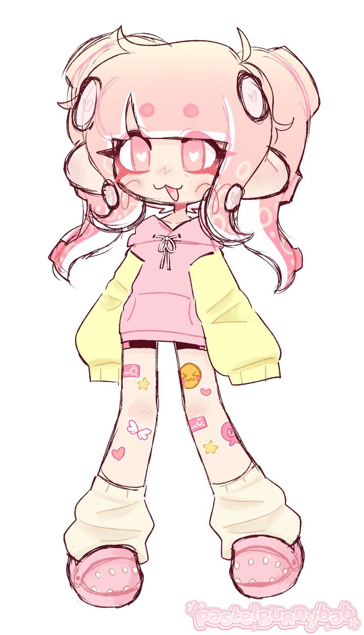 Octoling OC 🐙🖌 in 2024 | Cute doodle art, Cartoon art styles, Cute drawings