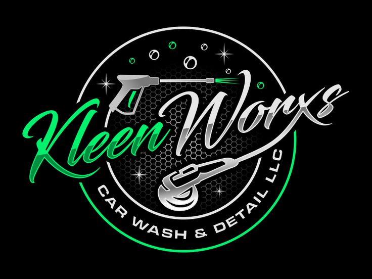 Kleen Worxs Car Wash & Detail LLC Logo Design - 48hourslogo | Car ...