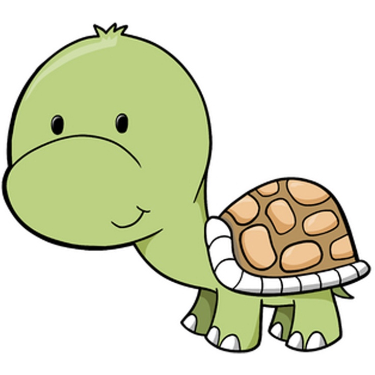 a cartoon turtle with an angry look on its face