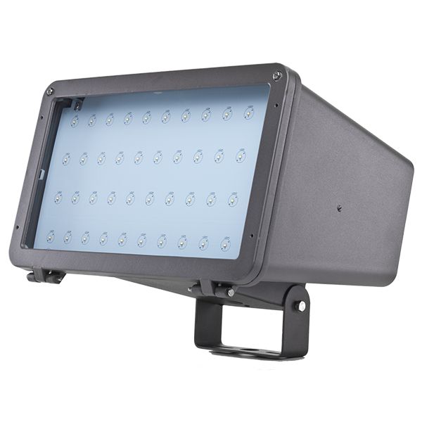 an led flood light on a white background