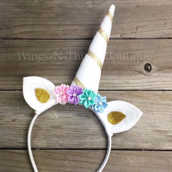 CELESTIA UNICORN HEADBAND birthday photo prop by wingsnthings13 ...