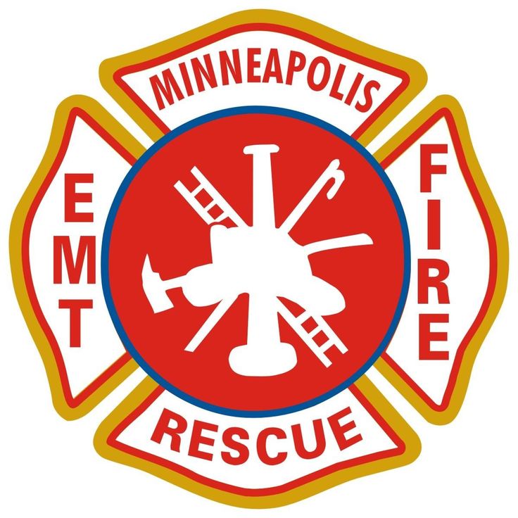 the minnesota fire rescue logo is shown