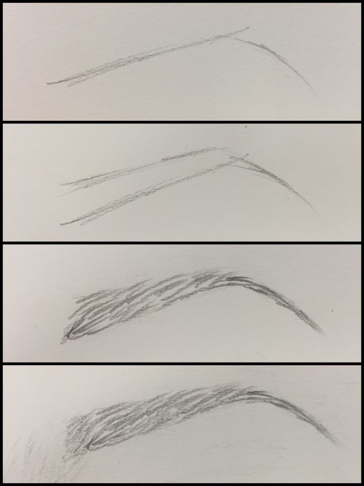 four different angles of the same drawing