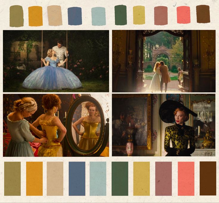 Cinderella (2015) - Color Palette in 2023 | Movie color palette, Color ...