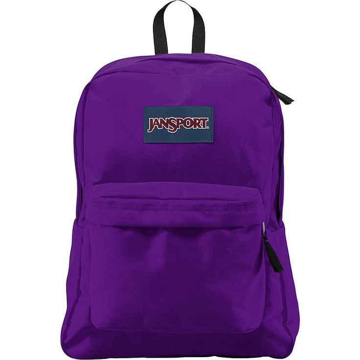 Jansport Superbreak Backpack - Signature Purple Jansport Backpacks, Backpacking For Beginners, Mochila Jansport, Jansport Superbreak Backpack, Knapsack Bag, Backpack Free, Purple Backpack, Purple Bag, Backpacking Tips